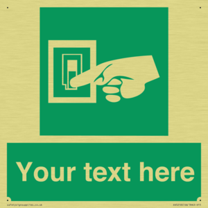 Custom Light Switch Sign